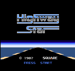 Highway Star Title Screen